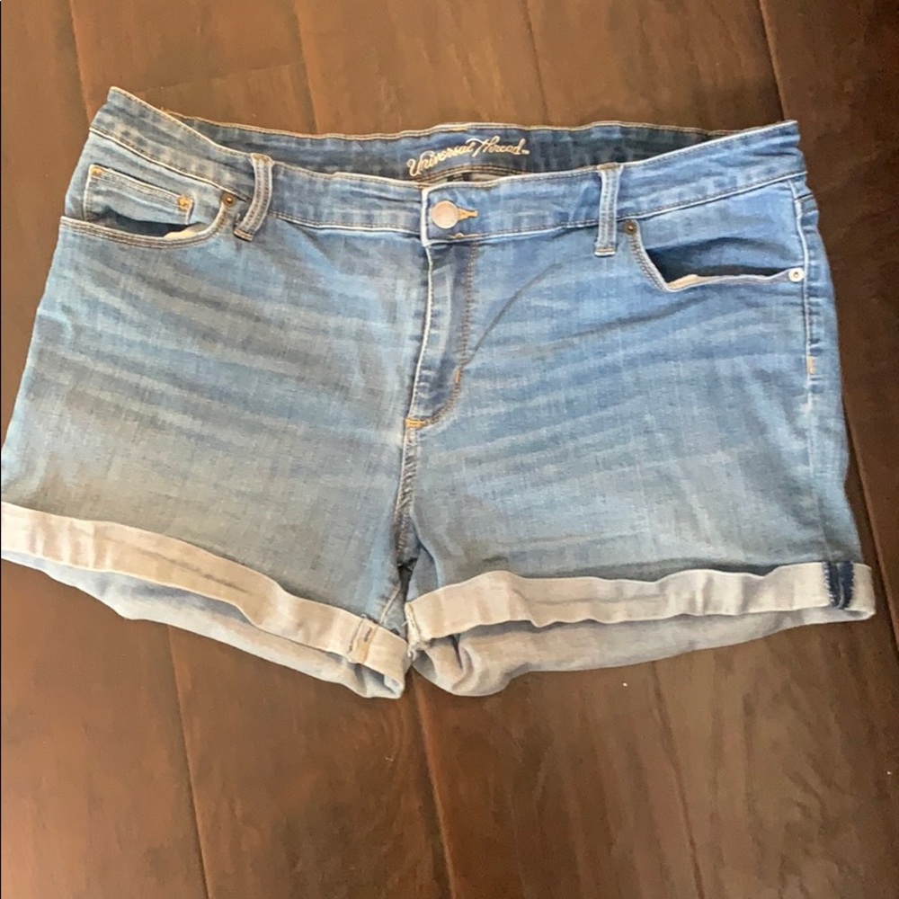 Denim shorts